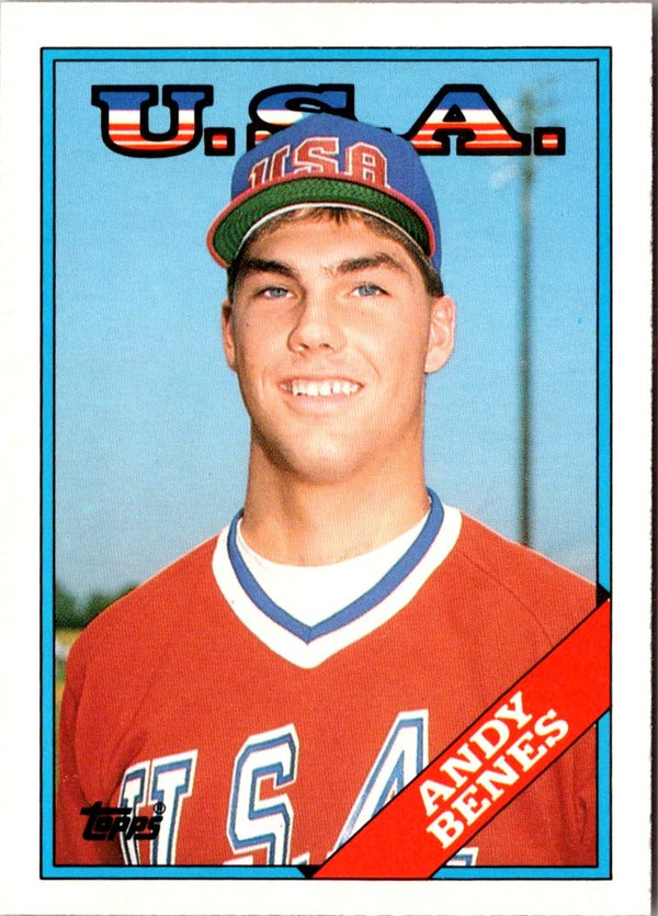 1988 Topps Traded Andy Benes #14T