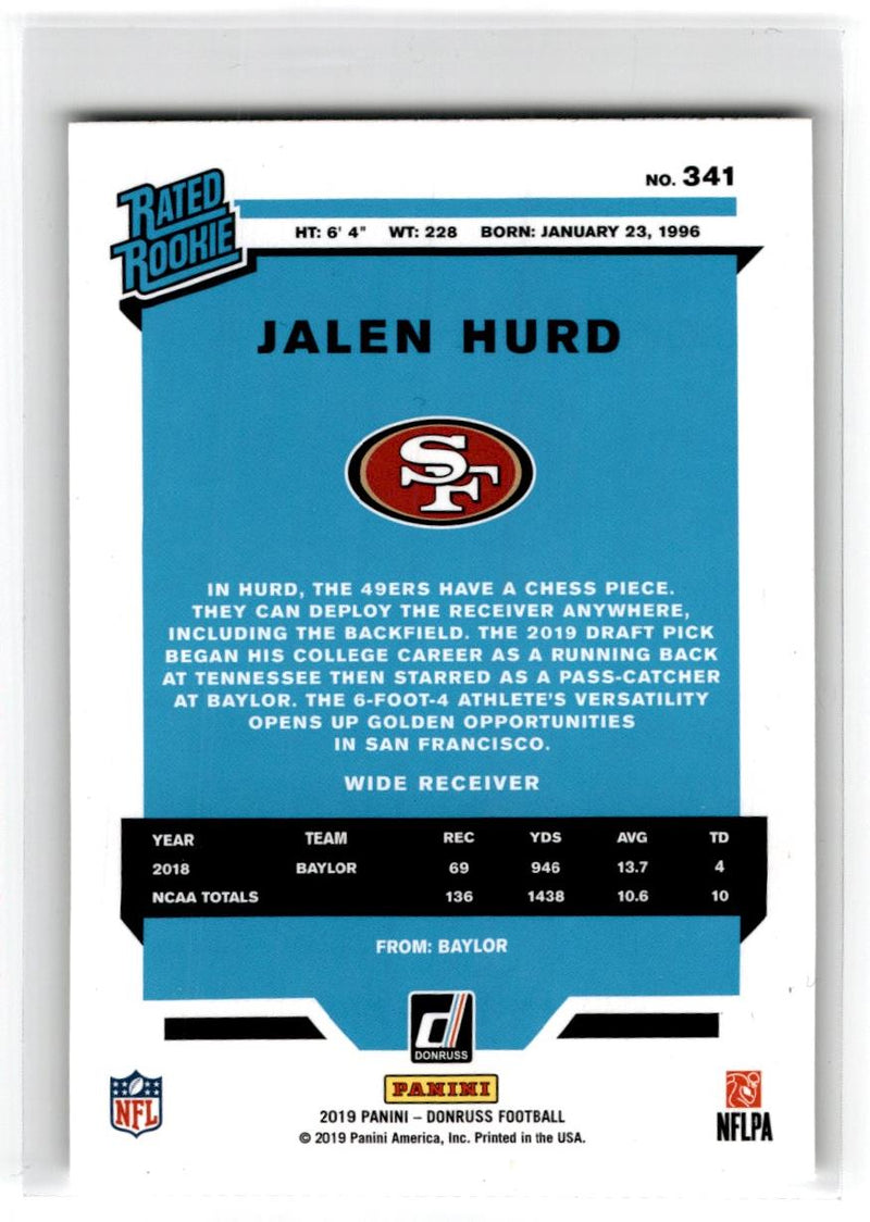 2019 Donruss Jalen Hurd