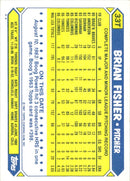 1987 Topps Traded Brian Fisher