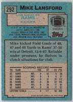 1988 Topps Mike Lansford #292