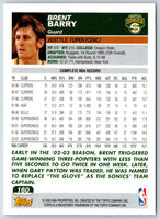 2003 Topps 1st Edition Brent Barry #160