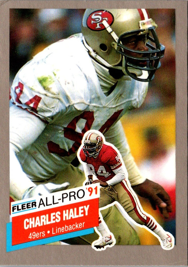 1991 Fleer All-Pro Charles Haley #21