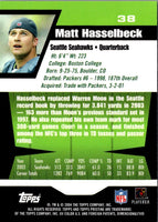 2004 Topps Pristine Matt Hasselbeck #38