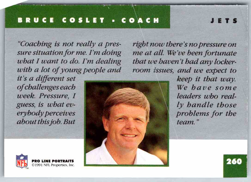 1991 ProLine Bruce Coslet