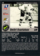 1993 Classic Pro Prospects Dmitri Kvartalnov