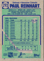 1990 Topps Paul Reinhart #293