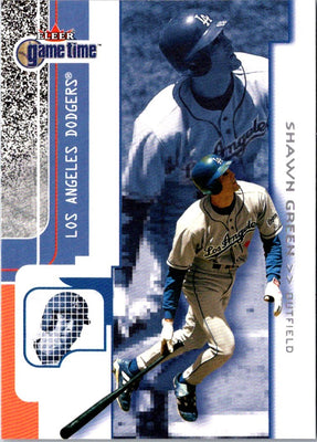 2001 Fleer Game Time Shawn Green #16