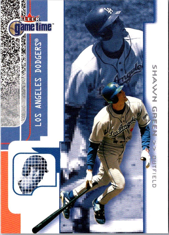 2001 Fleer Game Time Shawn Green #16