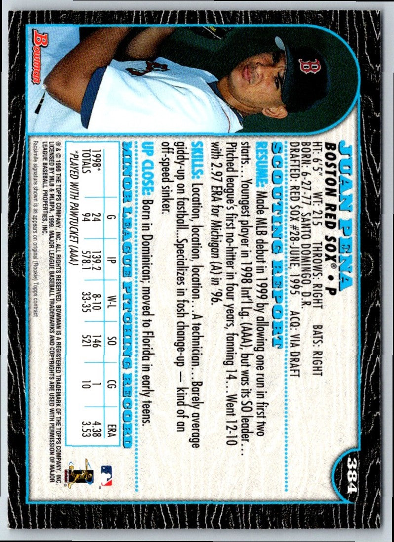 1999 Bowman Juan Pena