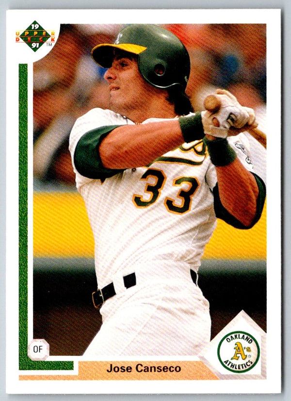 1991 Stadium Club Jose Canseco #155