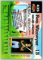 1992 Stadium Club Ron Witmeyer #435 Rookie