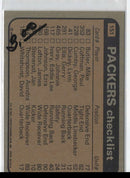 1981 Topps Team Checklists Eddie Lee Ivery/James Lofton/Johnnie Gray/Mike Butler