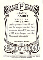 2014 Topps Gypsy Queen Andrew Lambo #104 Rookie