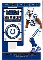 2019 Panini Contenders Season Ticket Red Zone Darius Leonard #32