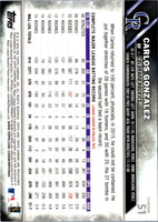 2016 Topps Chrome Carlos Gonzalez #51