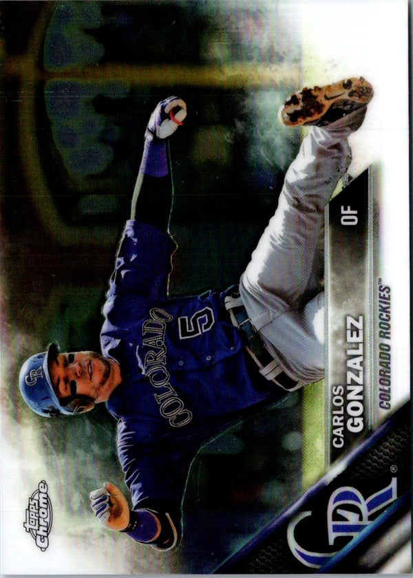 2016 Topps Chrome Carlos Gonzalez #51