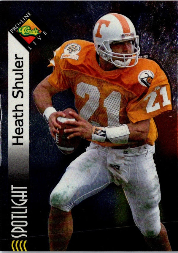 1994 Pro Line Live Spotlight Heath Shuler #PB2