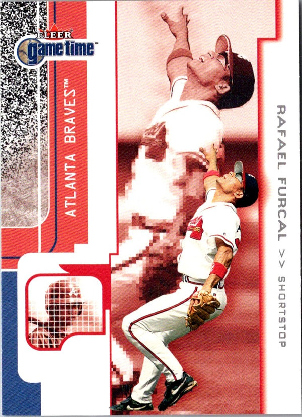 2001 Fleer Game Time Rafael Furcal #75