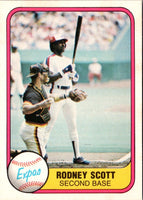 1981 Fleer Rodney Scott #155