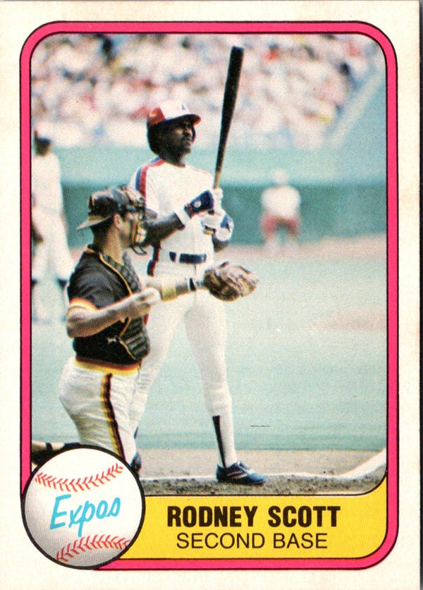 1981 Fleer Rodney Scott #155