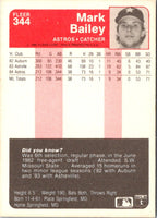 1985 Fleer Mark Bailey #344 Rookie