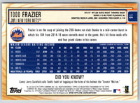 2019 Topps Big League Rainbow Foil Todd Frazier #16