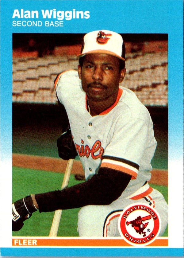 1987 Fleer Update Glossy Alan Wiggins #U-124