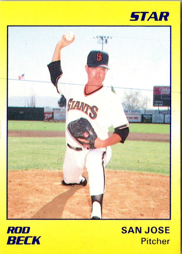 1989 Star Rod Beck #82
