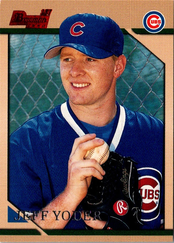 1996 Bowman Jeff Yoder #299 Rookie