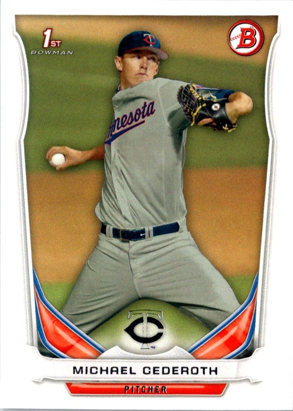 2014 Bowman Draft Picks & Prospects Michael Cederoth #DP93