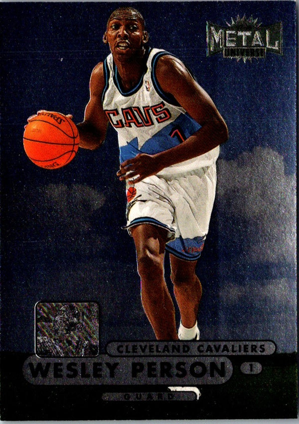 1997 Metal Universe Wesley Person #50