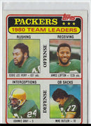 1981 Topps Team Checklists Eddie Lee Ivery/James Lofton/Johnnie Gray/Mike Butler