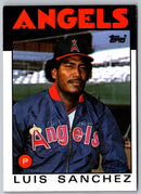 1986 Topps Luis Sanchez