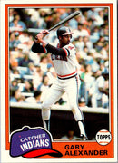 1981 Topps Gary Alexander
