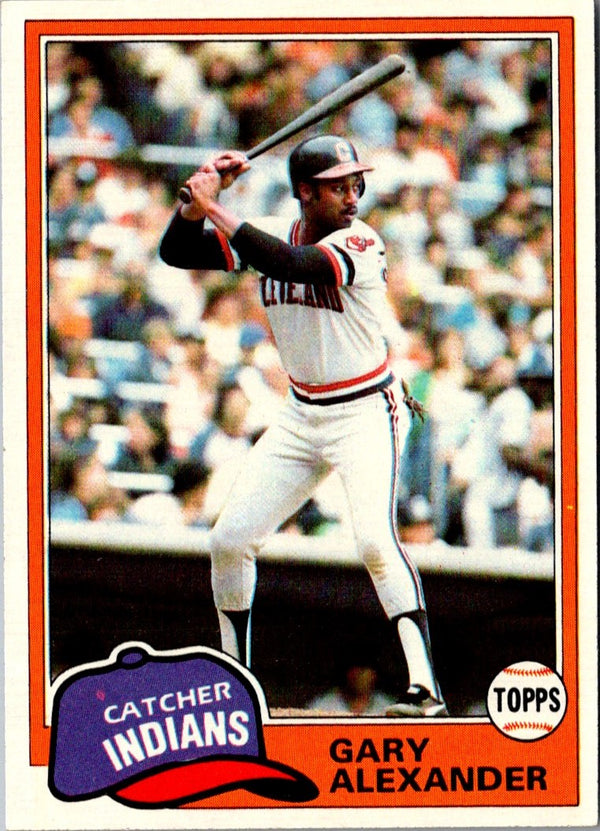 1981 Topps Gary Alexander #416