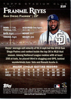 2019 Stadium Club Franmil Reyes #210