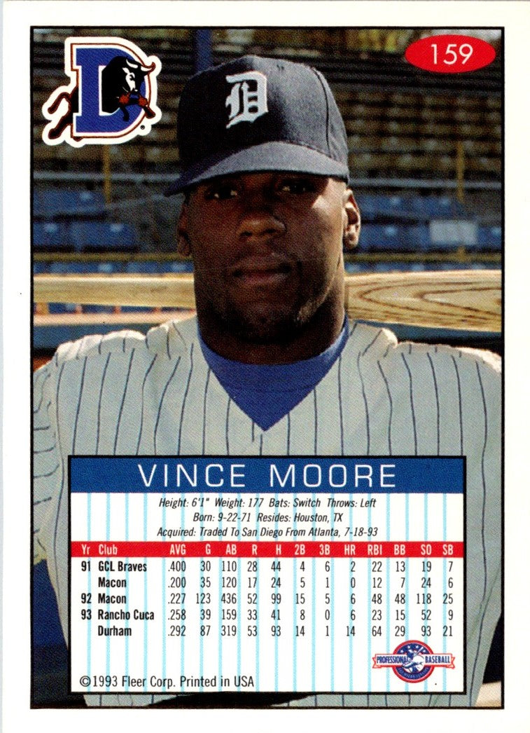 1993 Fleer Excel Vince Moore