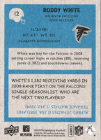2009 Upper Deck Roddy White #12