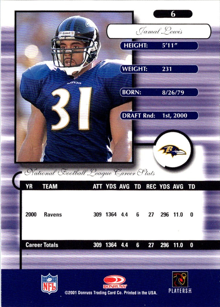 2001 Donruss Elite Jamal Lewis