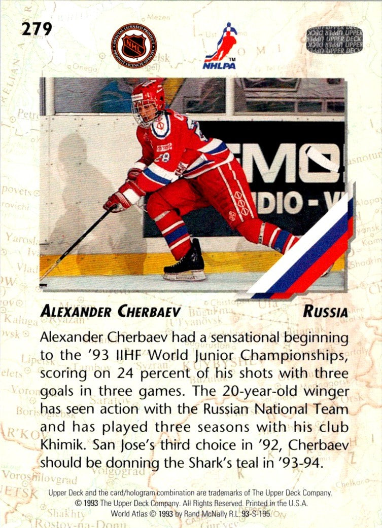 1993 Upper Deck Alexander Cherbayev