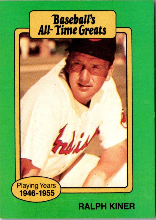 1987 Hygrade All-Time Greats Ralph Kiner #NNO