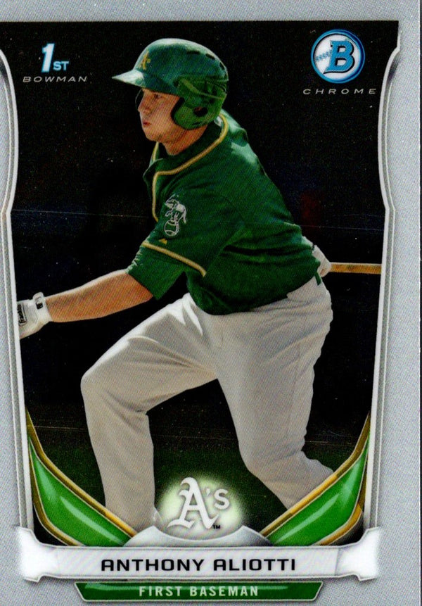 2014 Bowman Chrome Prospects Anthony Aliotti #BCP77