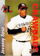 2000 Multi-Ad Hickory Crawdads Jovanny Sosa