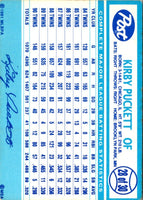 1991 Post Cereal Kirby Puckett #28