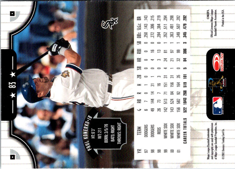2002 Donruss Paul Konerko