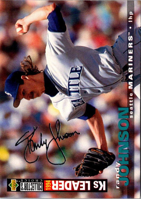 1995 Collector's Choice Randy Johnson #74 Silver Signature