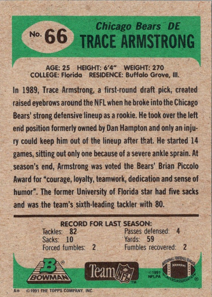 1991 Bowman Trace Armstrong