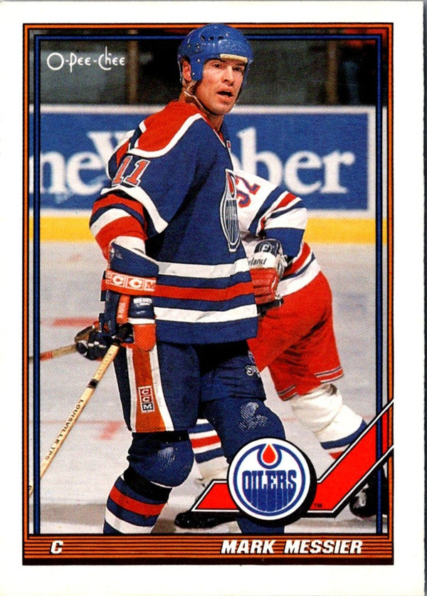 1991 O-Pee-Chee Mark Messier #346