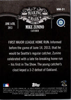 2013 Topps Update Making Their Mark Mike Zunino #MM-31