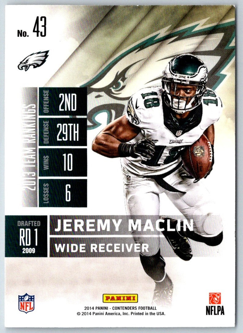 2014 Panini Contenders Jeremy Maclin